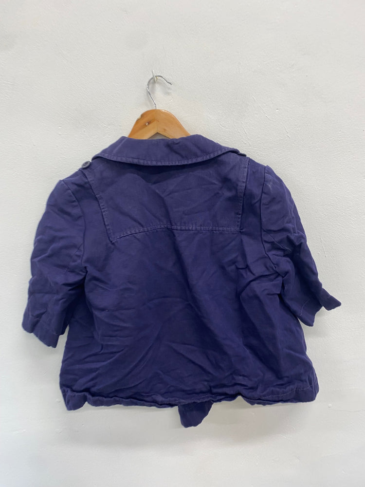 Fabulous See by Chloé Blazer UK 14 Navy Blue MM005