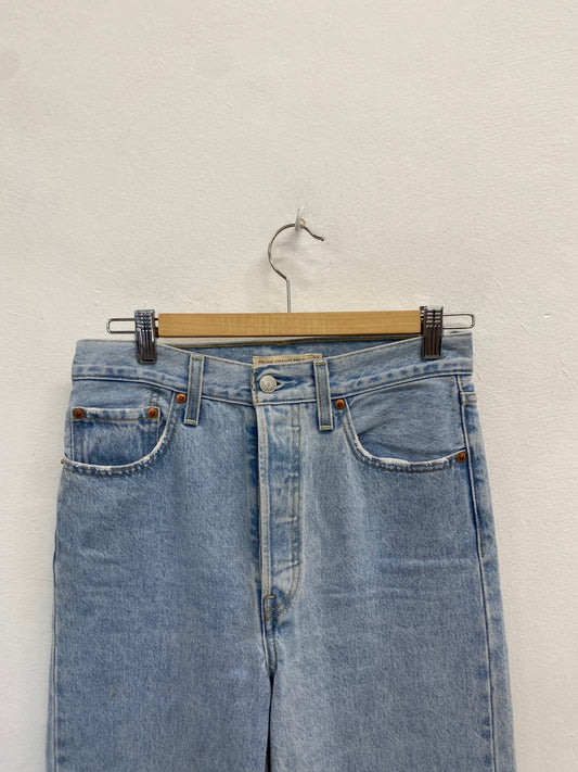Fabulous Levis Jeans W27” Light Blue rib cage straight ankle AO001