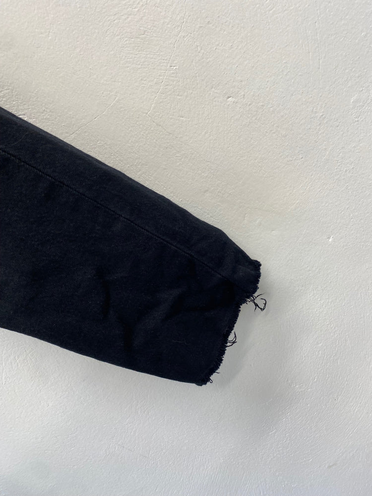 Fabulous Levis wedgie Jeans W 27 L 27.5 Black distressed AO001