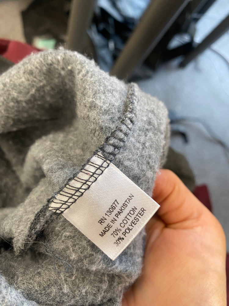 Fabulous Harvard duo colour Hoodie UK M Dark grey& maroon preppy AO001