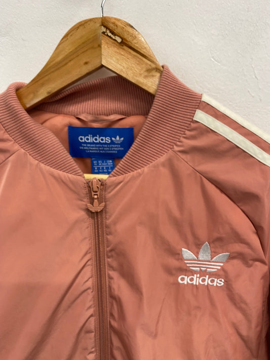 Fabulous Adidas Bomber padded Jacket UK 14 Pink JC002
