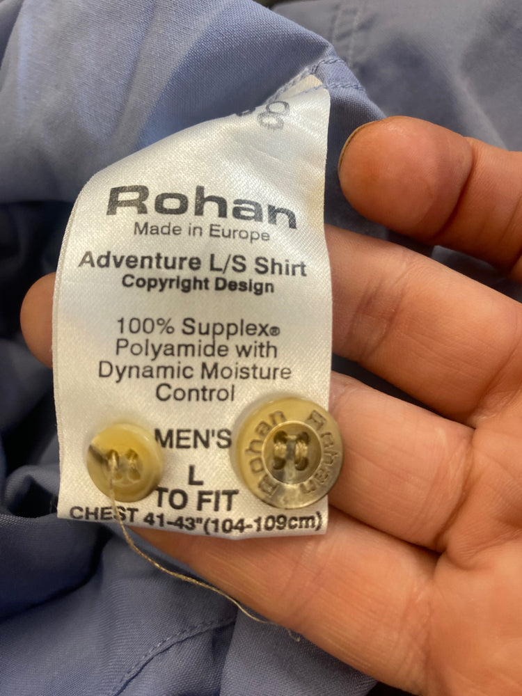 Fabulous Rohan Adventure L/S Shirt UkL Light blue JC002