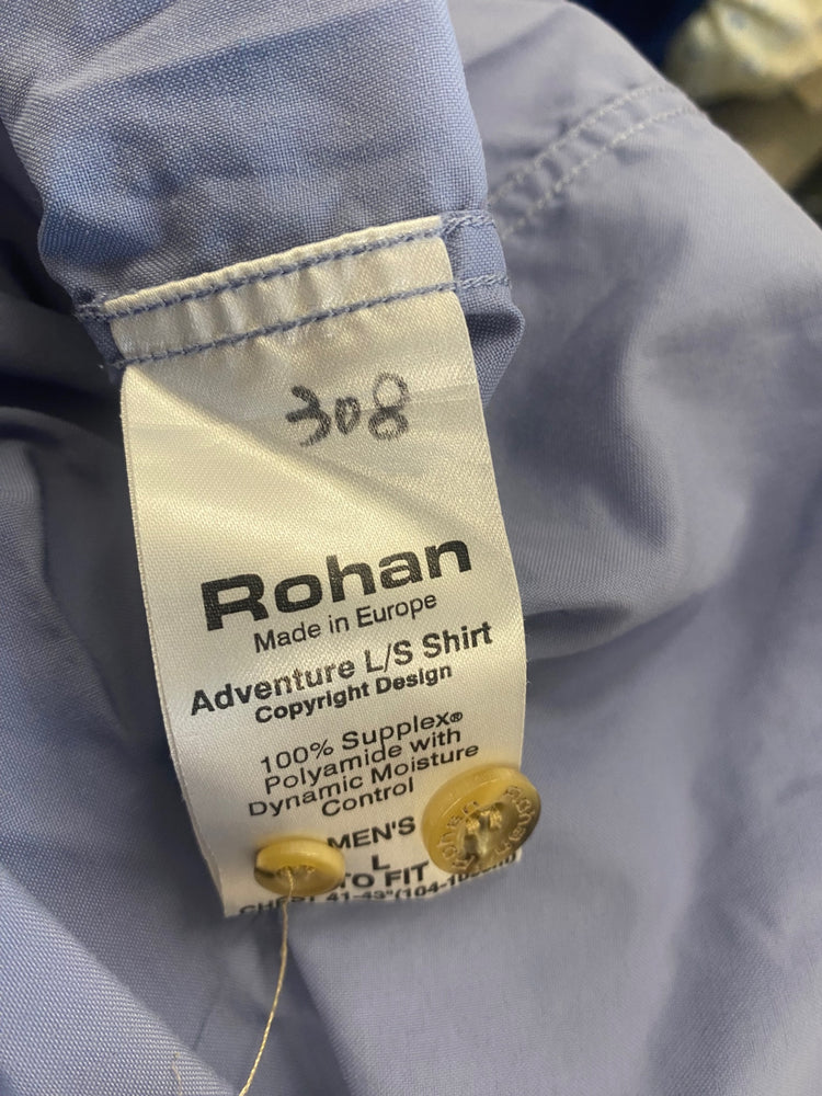 Fabulous Rohan Adventure L/S Shirt UkL Light blue JC002