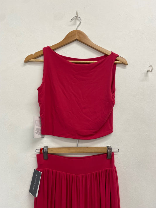 Fabulous Gorgeous couture atelier two-piece outfit UK S Pink AS001