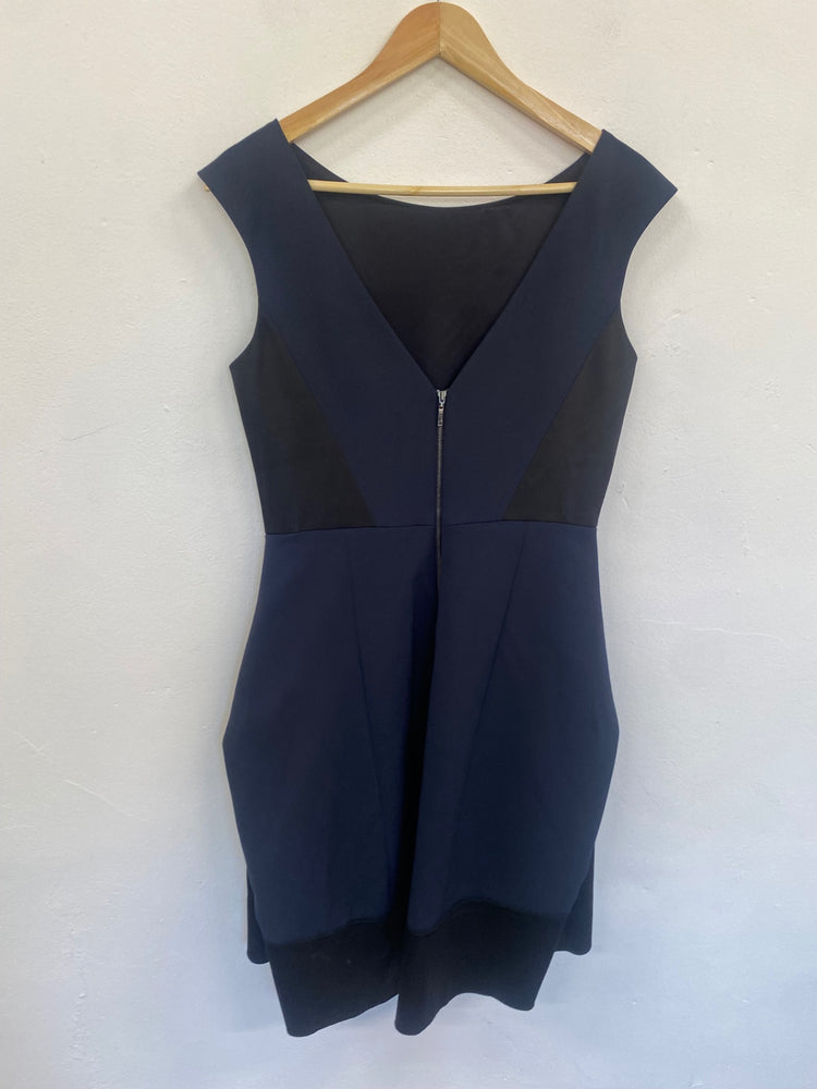 Fabulous Amanda Wakley Formal events Dress UK12 Navy & Black GM143
