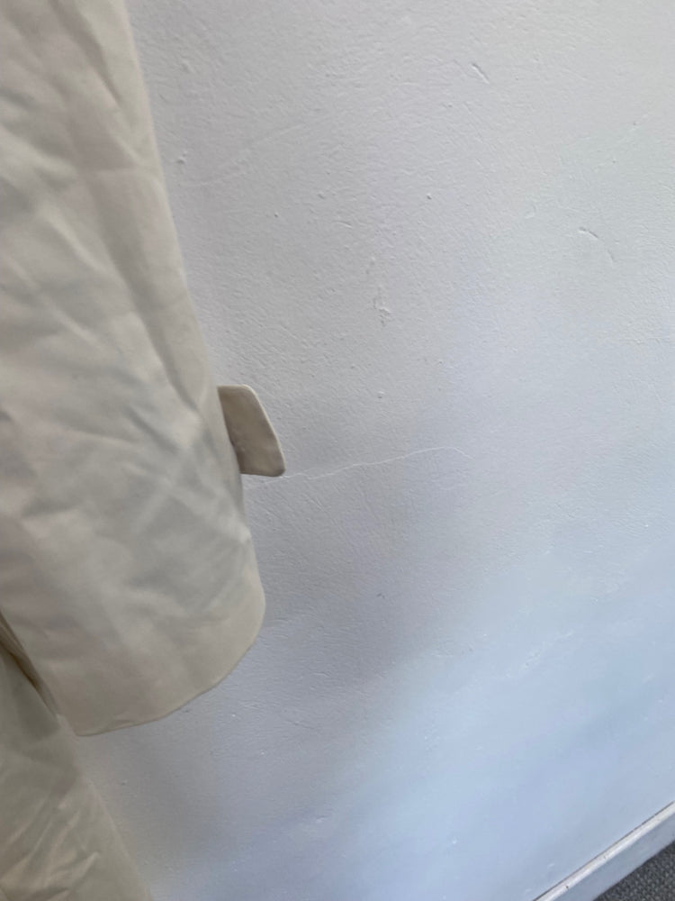 Fabulous L.K. Bennett Trench formal elegant Coat UK10 Cream GM143