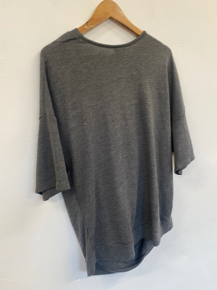 Fabulous Dries Van Noten oversized Sweater UkM Dark Grey Y2K GM143
