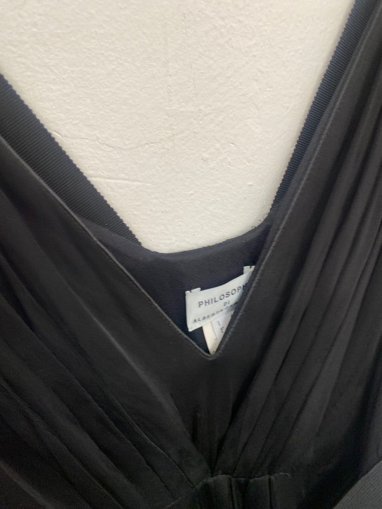 Fabulous Y2K Philosophy Di Alberta Ferretti Dress UK12 Black Party dress GM143