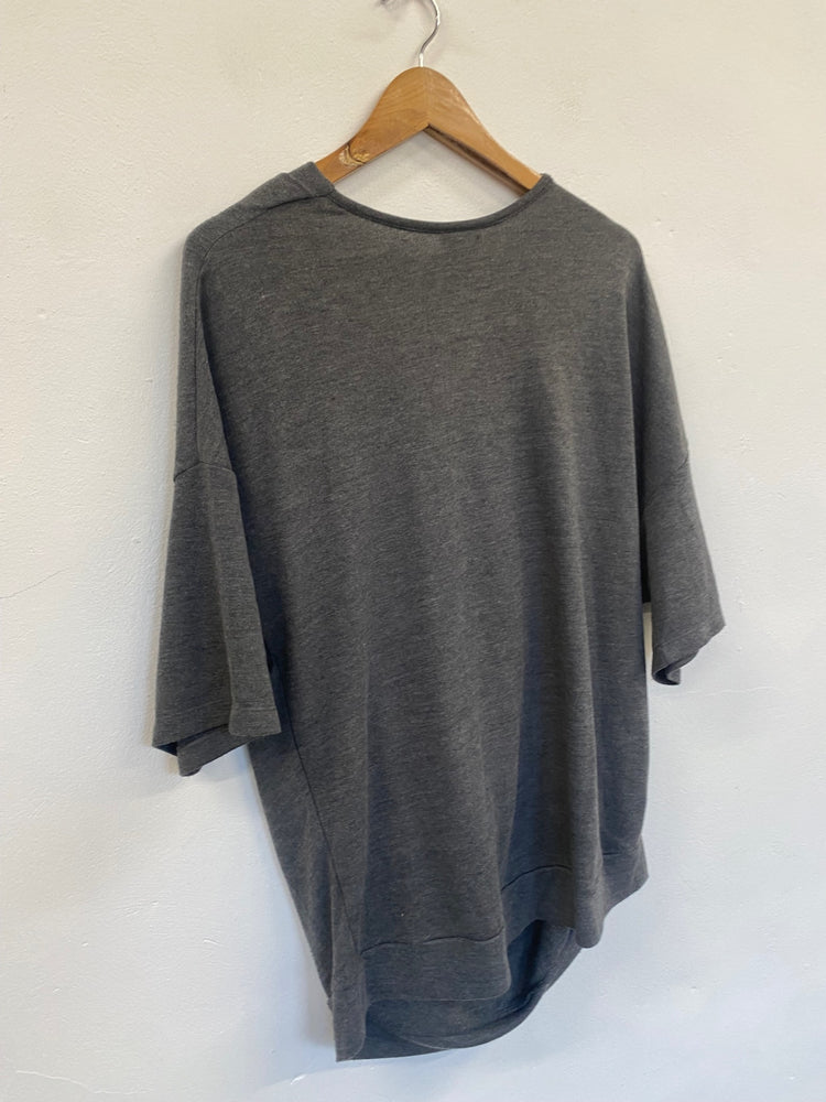 Fabulous Dries Van Noten oversized Sweater UkM Dark Grey Y2K GM143