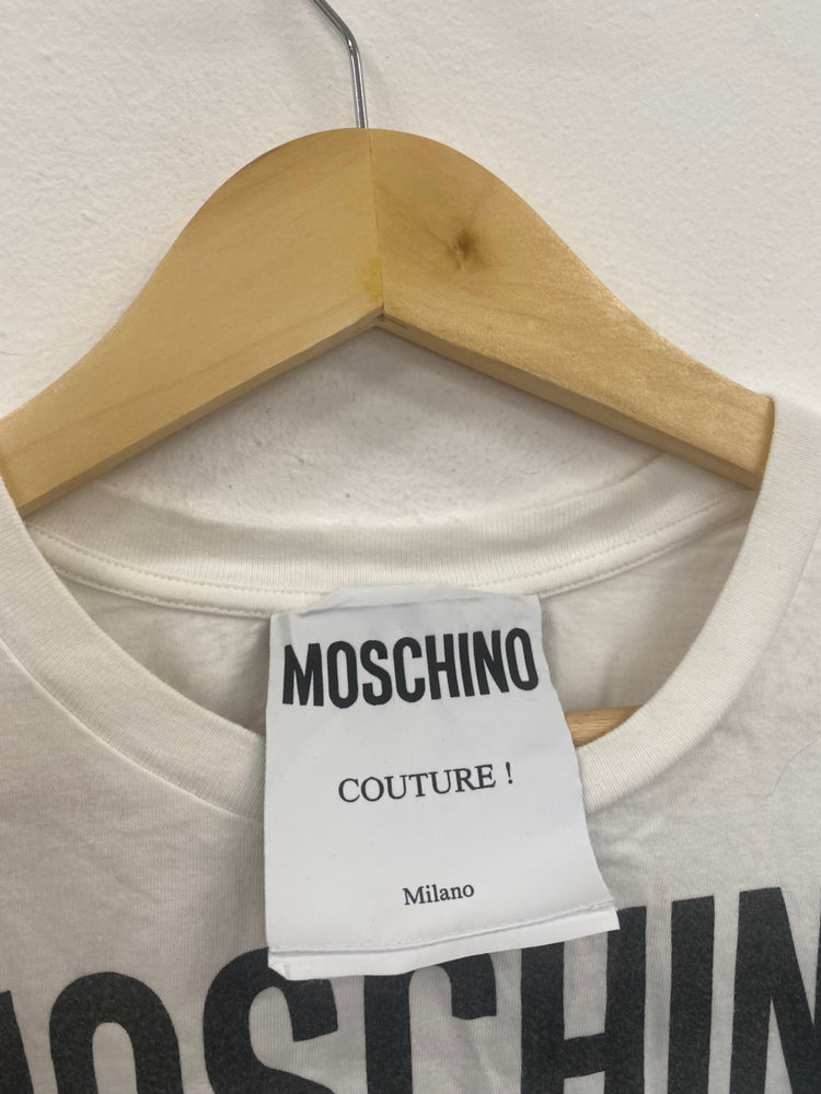 Fabulous Moschino T-Shirt Get ready to Bear UKS White GM143
