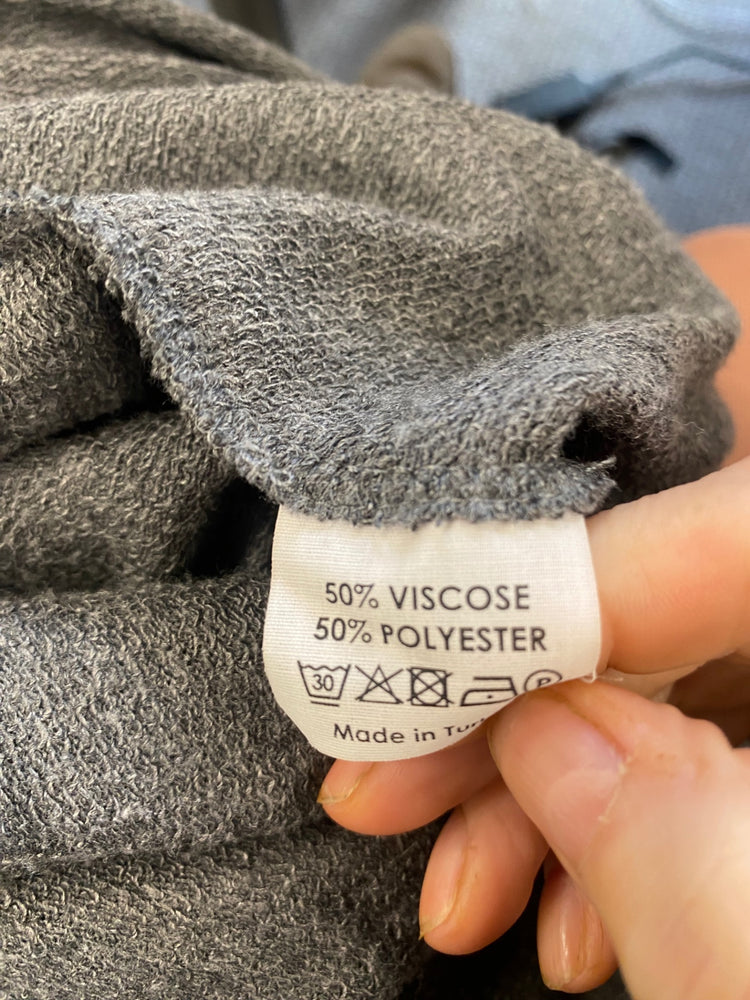 Fabulous Dries Van Noten oversized Sweater UkM Dark Grey Y2K GM143