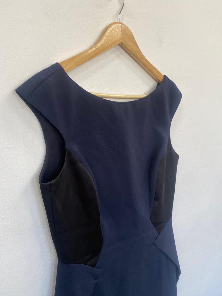 Fabulous Amanda Wakley Formal events Dress UK12 Navy & Black GM143