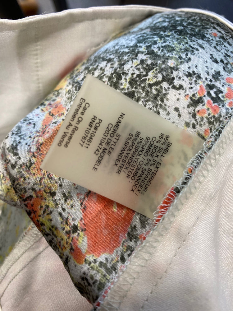 Fabulous Alice & olivia silk Trousers Uk 10 Multicolor floral GM143