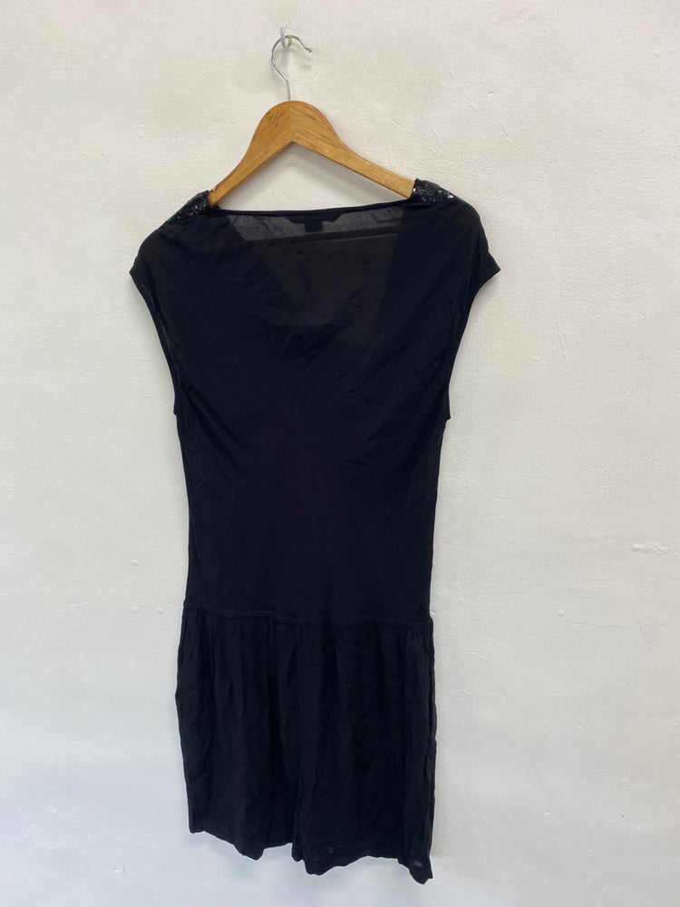 Fabulous A|X Armani Exchange Dress sequin UK L Black GM143