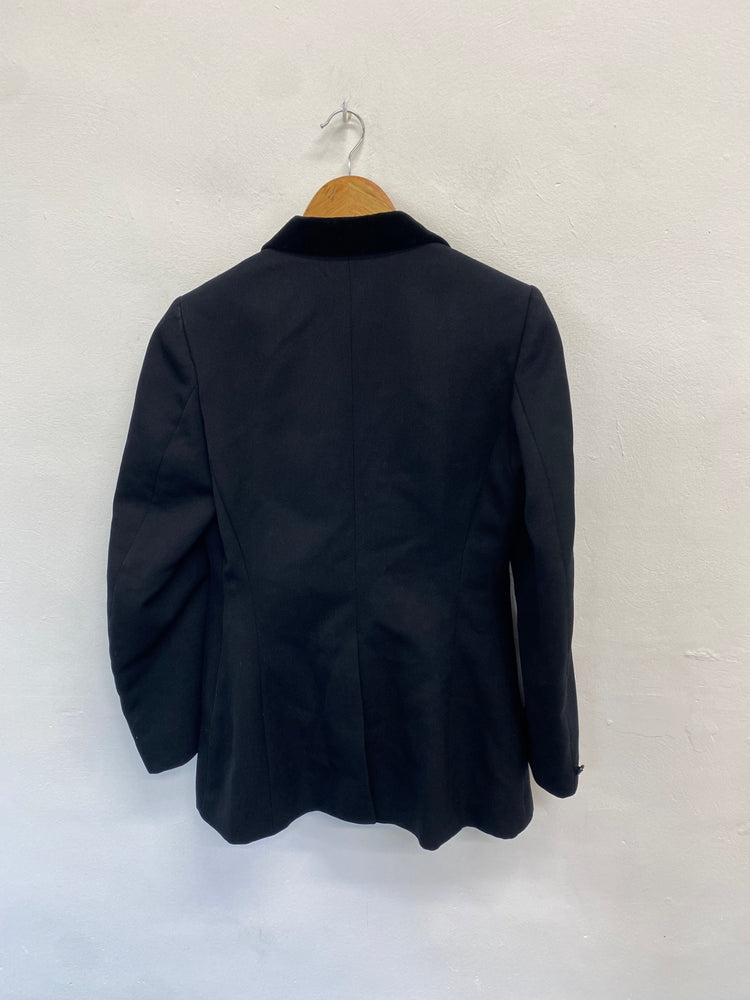 Fabulous Pytchley Show equestrian horse riding jacket UK 12 Black GM143