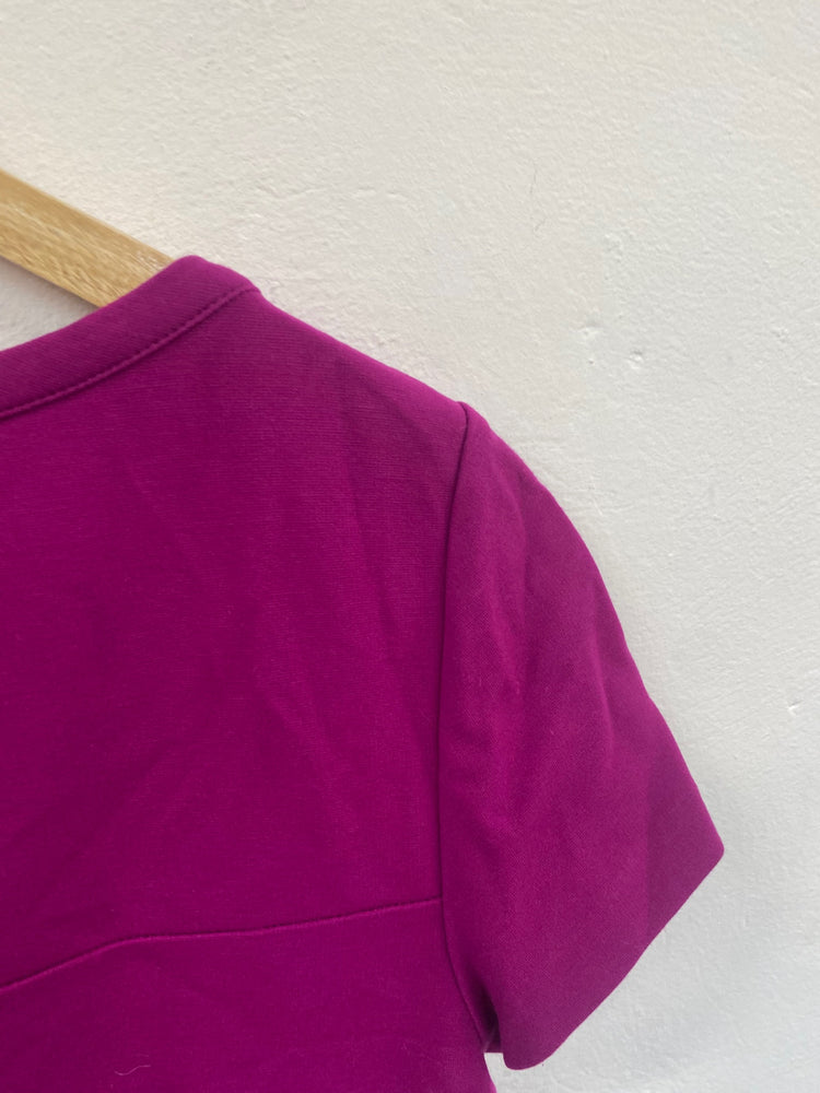 Fabulous Diane Von Furstenberg Magenta Dress UK12 Fuchsia Events Party GM143