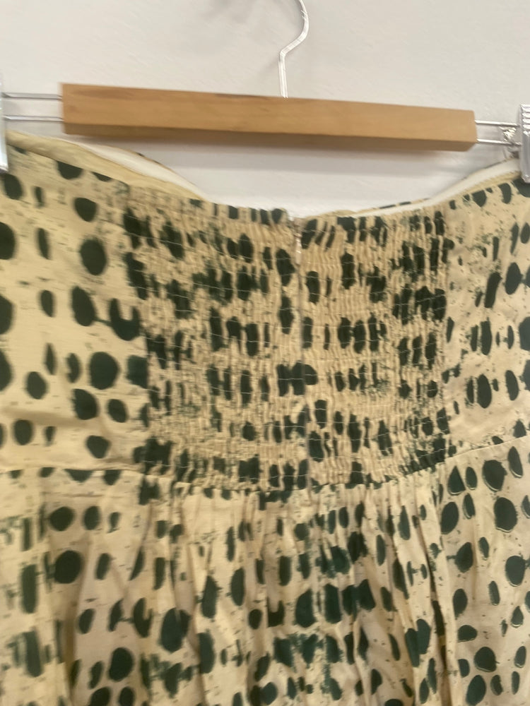 Fabulous Vineet Bahl Mini dress spotty bandeau UkM Beige Boho Cottagecore GM143