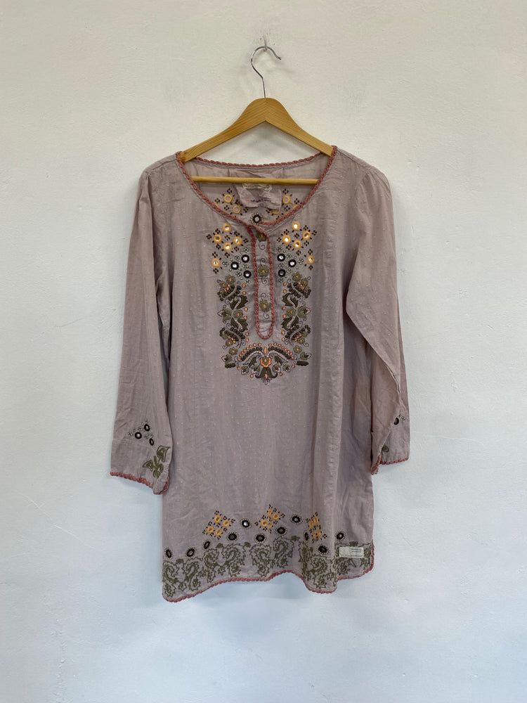 Fabulous Odd Molly Mini dress UK12 Rose floral boho Cottagecore GM143