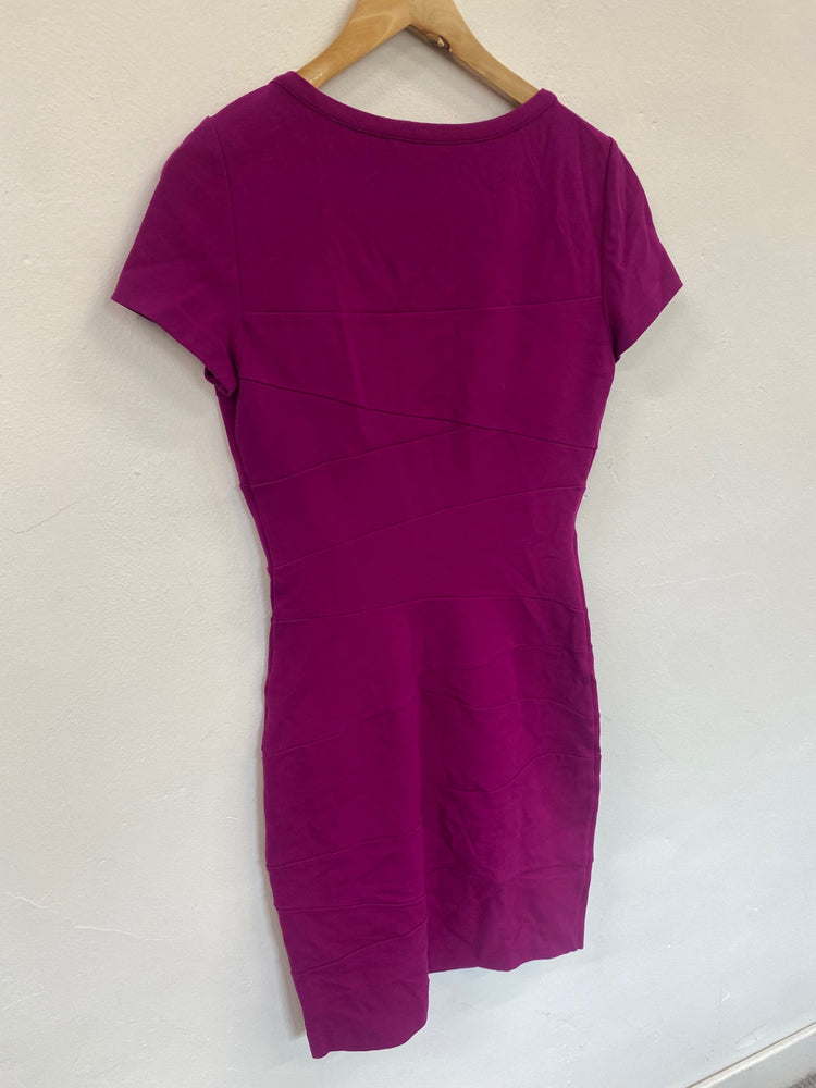 Fabulous Diane Von Furstenberg Magenta Dress UK12 Fuchsia Events Party GM143