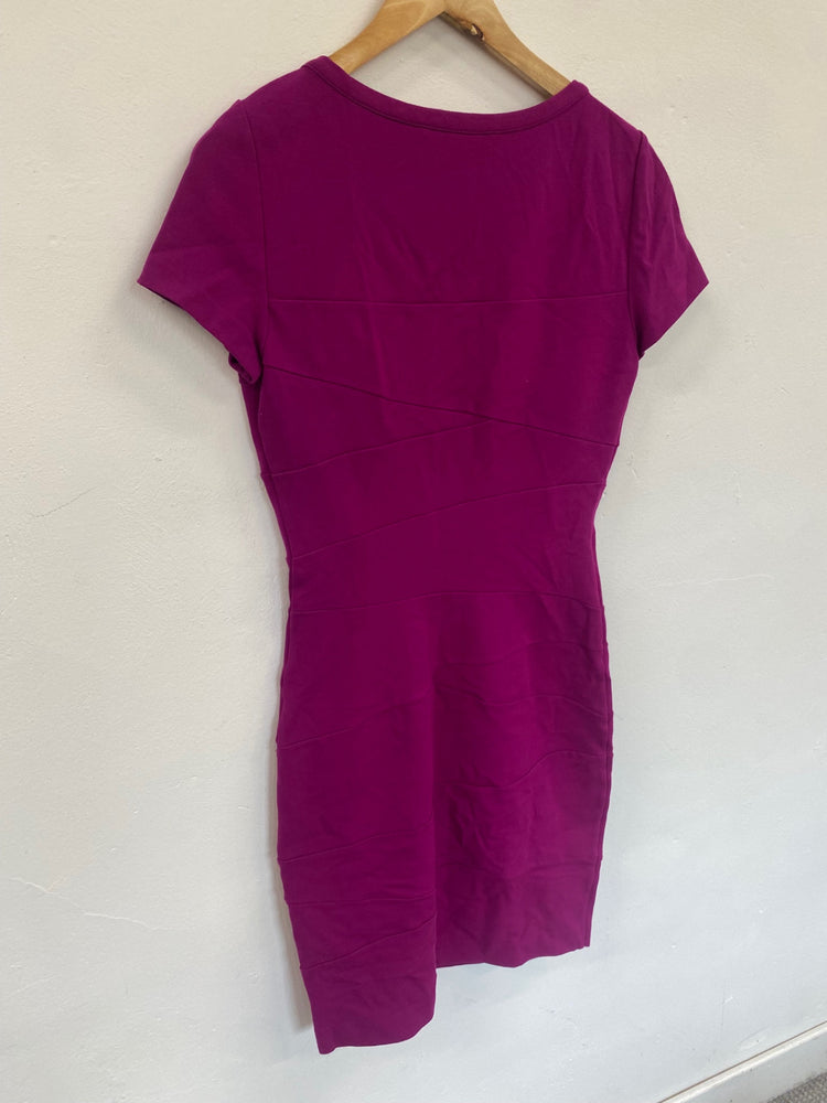 Fabulous Diane Von Furstenberg Magenta Dress UK12 Fuchsia Events Party GM143