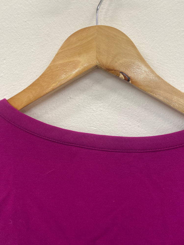 Fabulous Diane Von Furstenberg Magenta Dress UK12 Fuchsia Events Party GM143