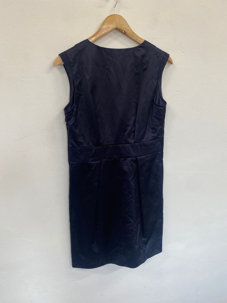 Fabulous Jigsaw evening party Dress UK12 Navy blue GM413