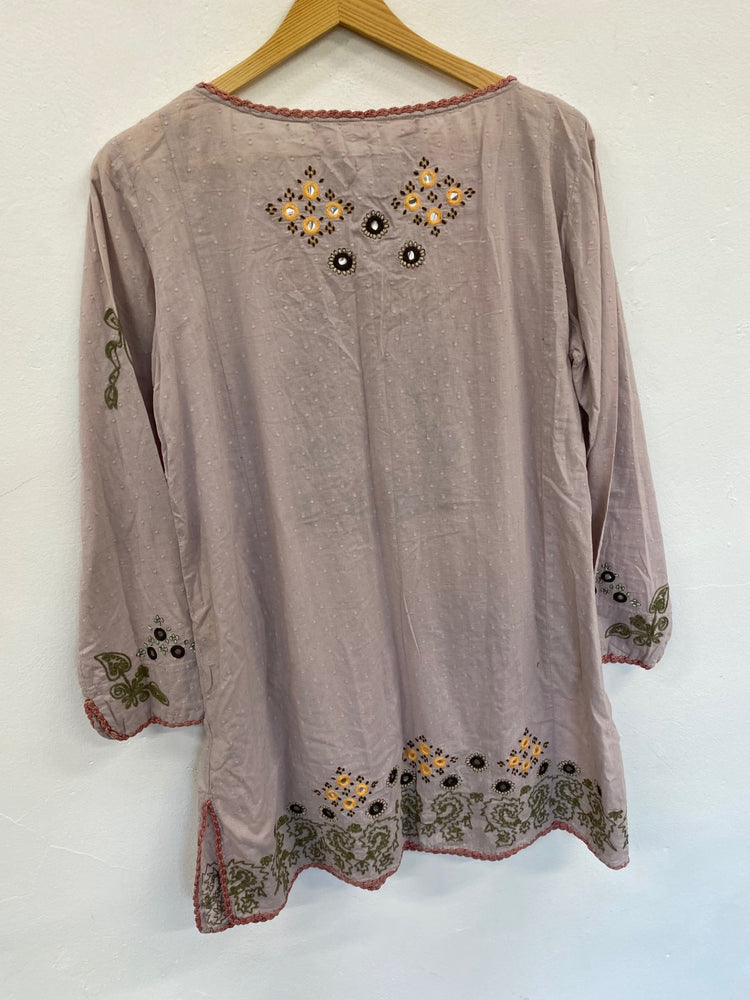 Fabulous Odd Molly Mini dress UK12 Rose floral boho Cottagecore GM143