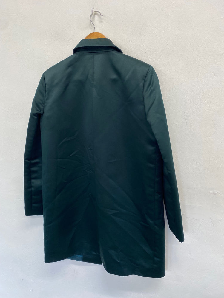 Fabulous PINKO Dress jacket UK 12 Dark Green diamante GM143