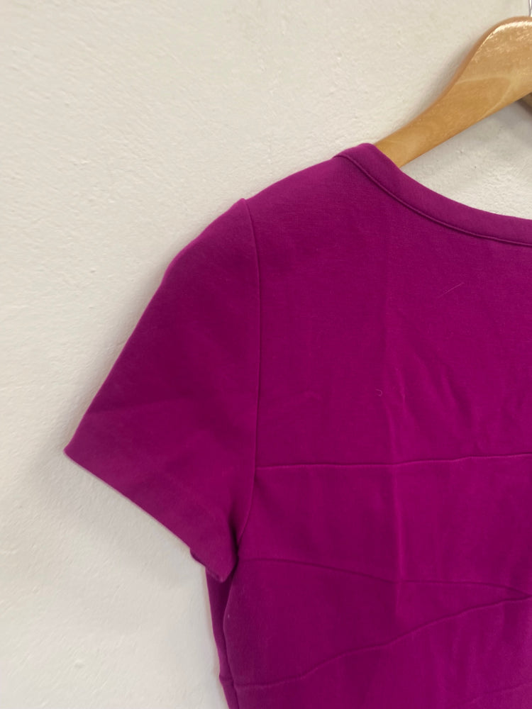 Fabulous Diane Von Furstenberg Magenta Dress UK12 Fuchsia Events Party GM143