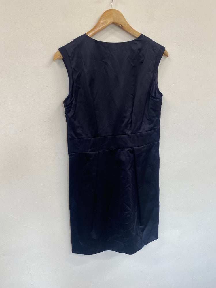 Fabulous Jigsaw evening party Dress UK12 Navy blue GM413