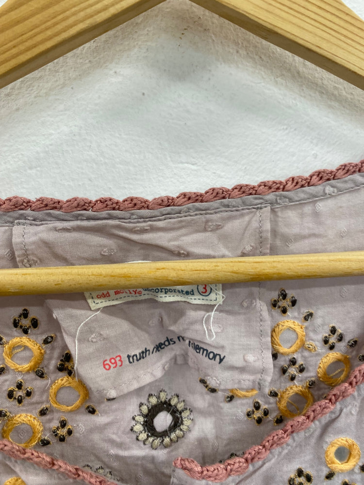 Fabulous Odd Molly Mini dress UK12 Rose floral boho Cottagecore GM143