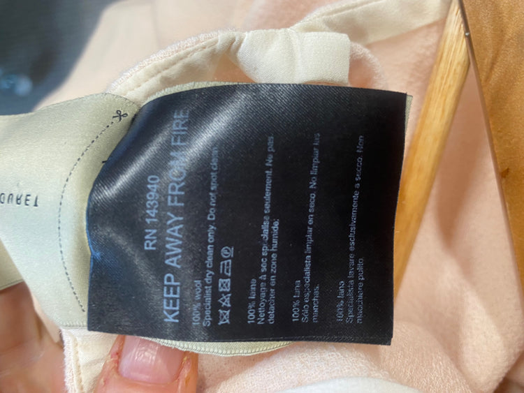 Fabulous Roland Mouret stunning Occassion Nude draped Skirt & top UK12 Apricot GM143