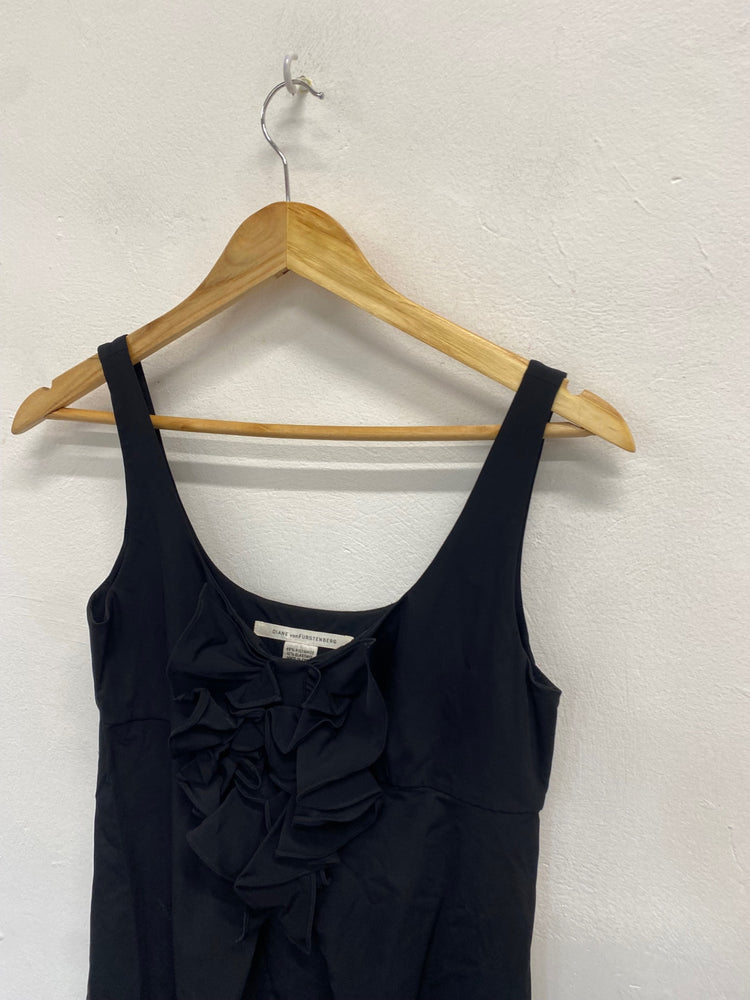 Fabulous Diane Von Furstenberg Dress Uk 10 Black adaline GM143