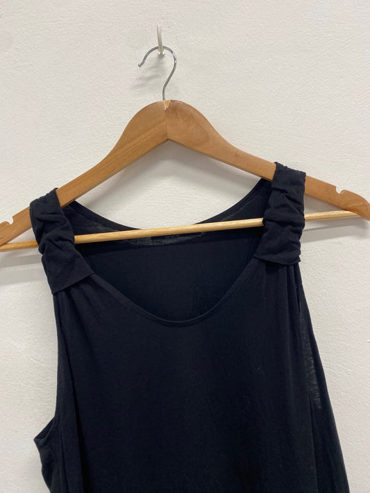 Fabulous COS Dress tunic pocket UK M Black GM143