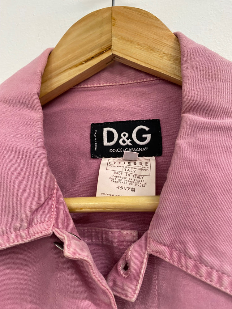 Fabulous Rare Dolce & Gabbana Midi Dress & jacket UK10 Pale Pink GM143