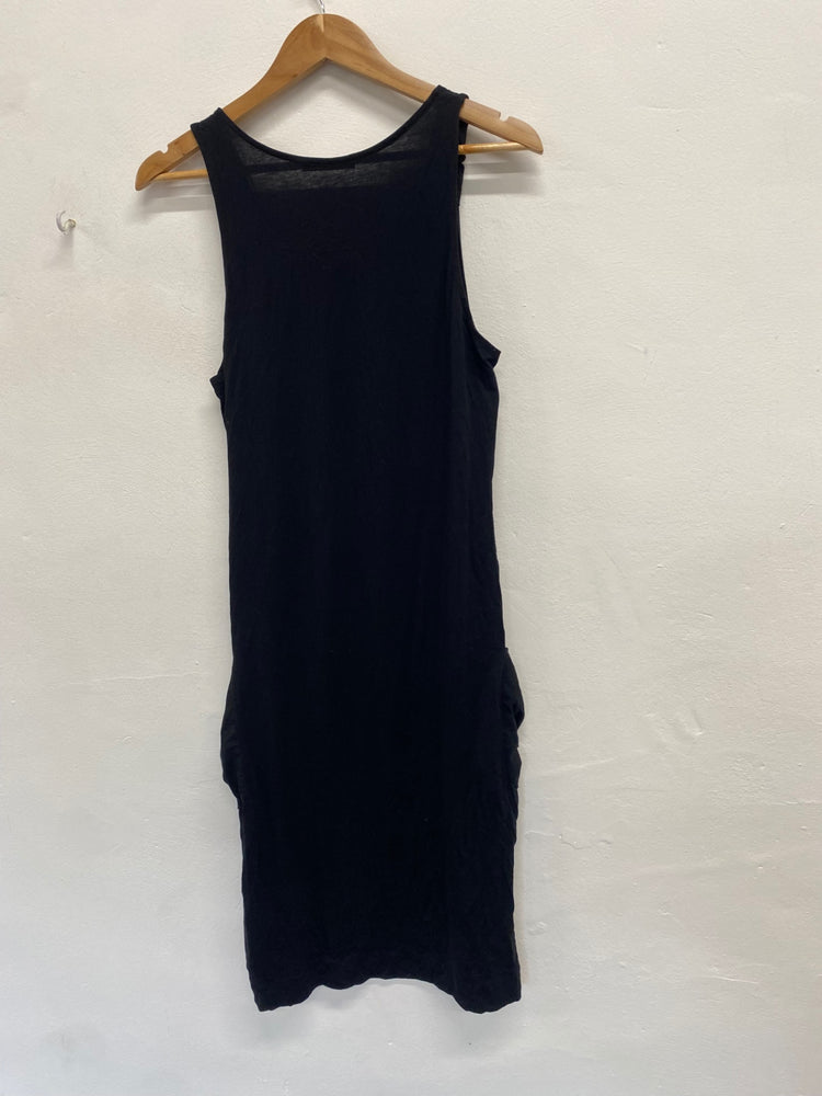 Fabulous COS Dress tunic pocket UK M Black GM143