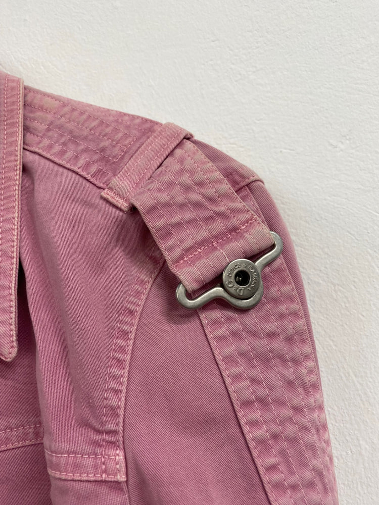 Fabulous Rare Dolce & Gabbana Midi Dress & jacket UK10 Pale Pink GM143