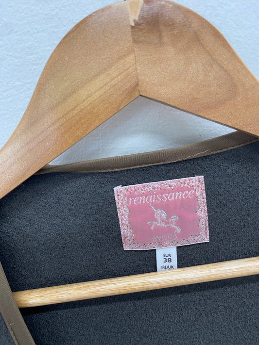 Fabulous Avoca renaissance Long coat UK 10 Dark gray GM143