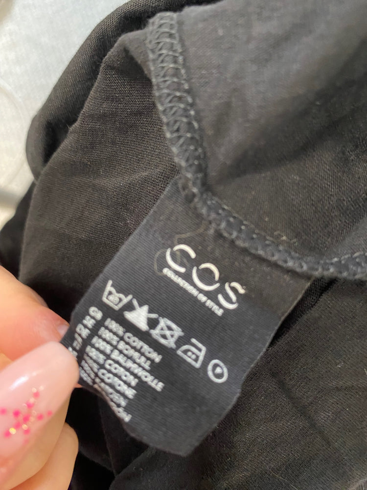 Fabulous COS Dress tunic pocket UK M Black GM143