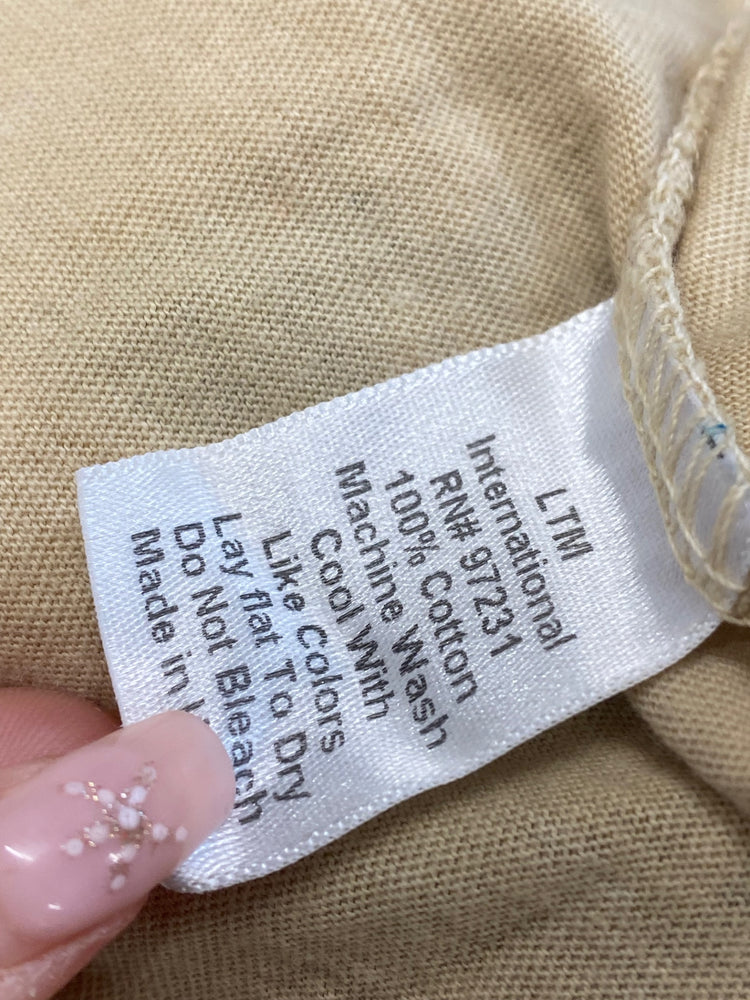 Fabulous Susan fixel Tank Top UK L Beige sequin Y2K gm143