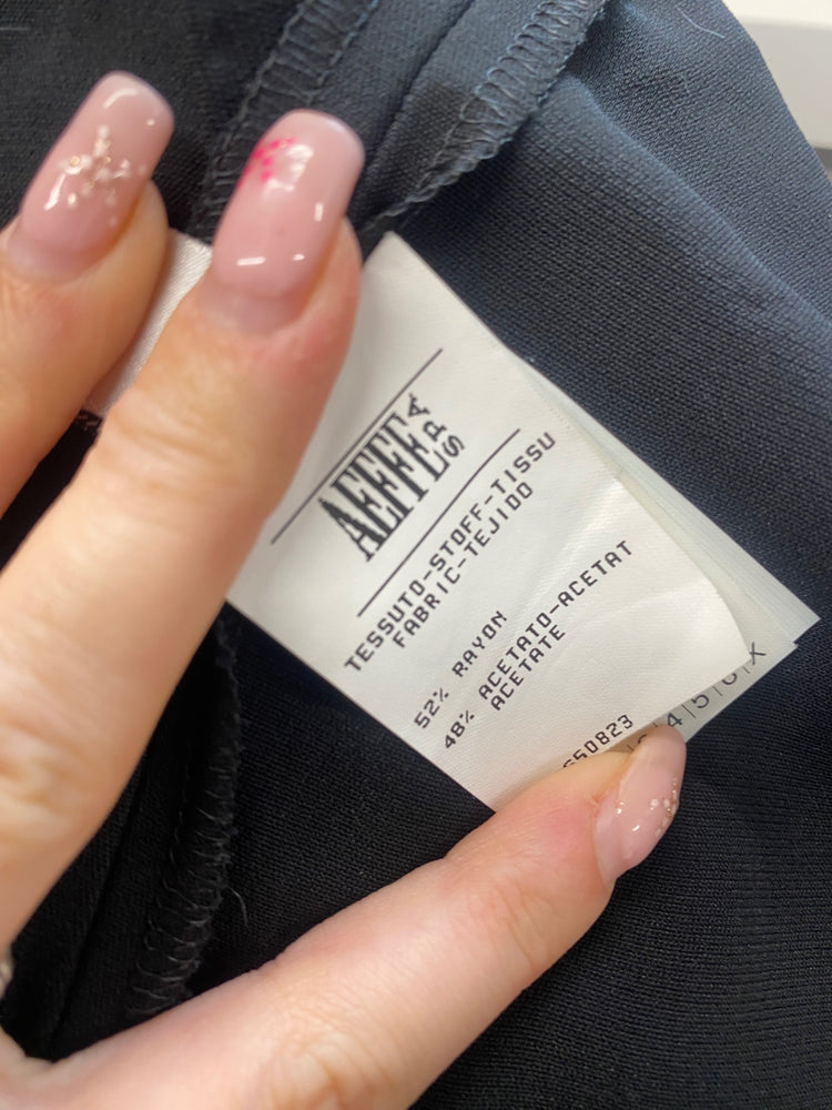 Fabulous Moschino Dress y2k 90s 1998 UK 12 Black beaded strap GM143