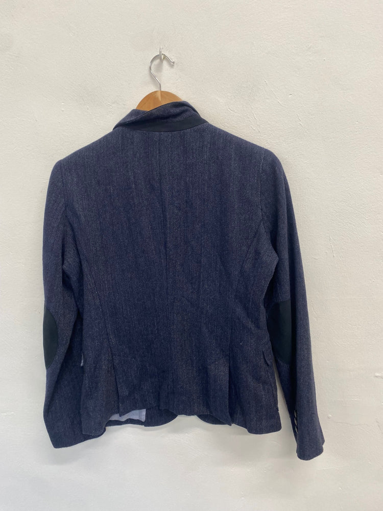 Fabulous Massimo Dutti Blazer UK 12 IT Dark Blue