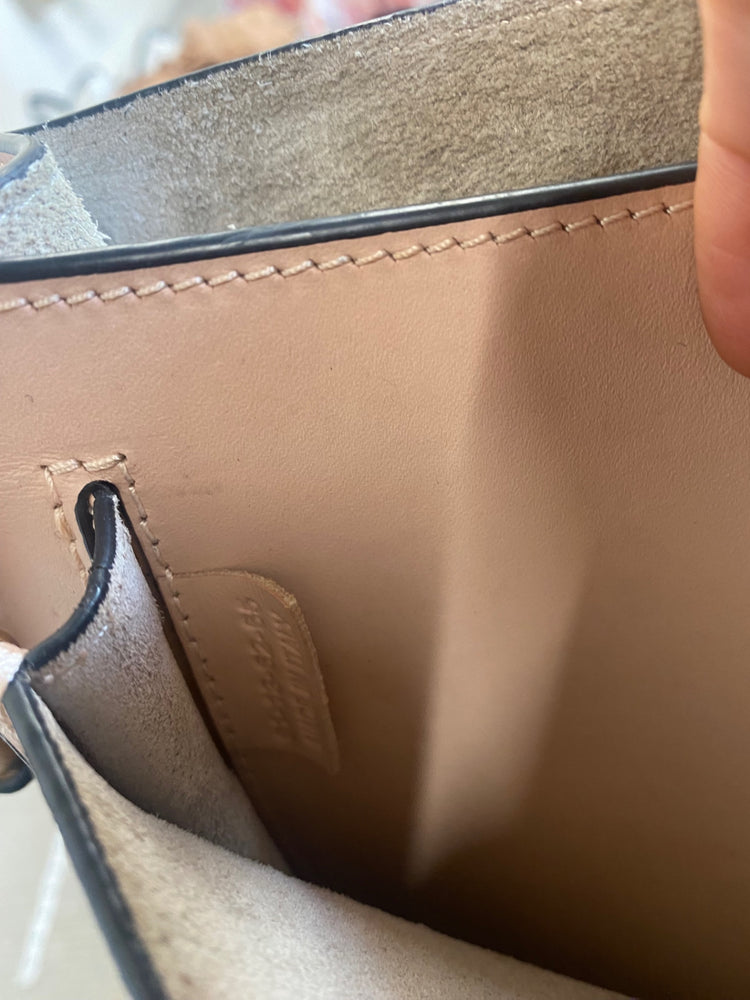 Fabulous Chloé Hudson blush pink boho Handbag Rose Tassel GM143