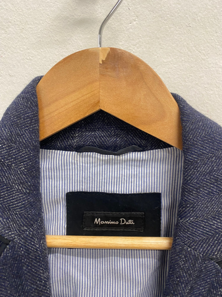 Fabulous Massimo Dutti Blazer UK 12 IT Dark Blue
