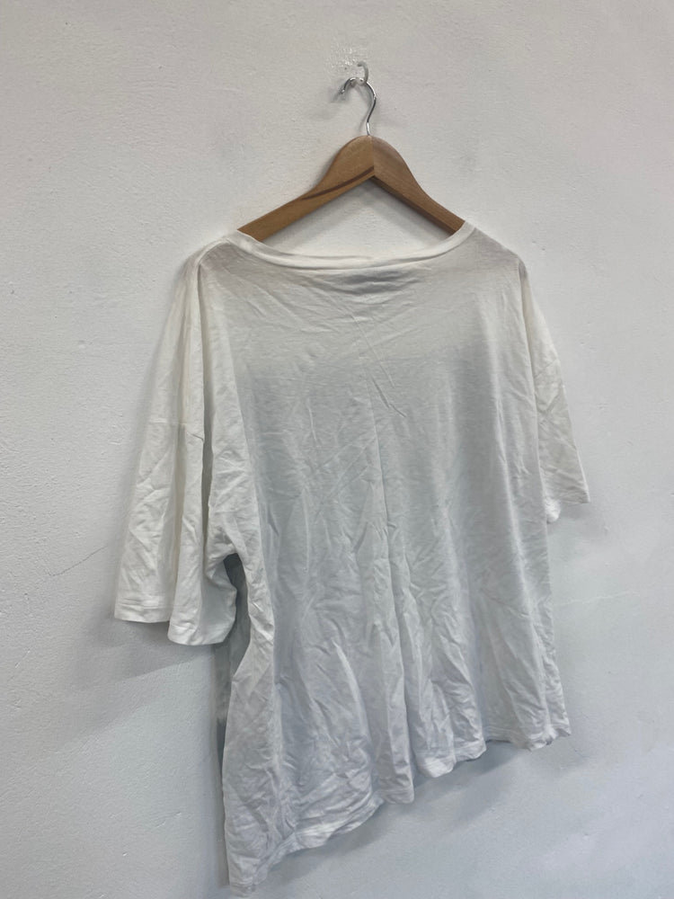 Fabulous Vintage Rare Y2K Stella McCartney T-Shirt UK12 White IT44 GM143