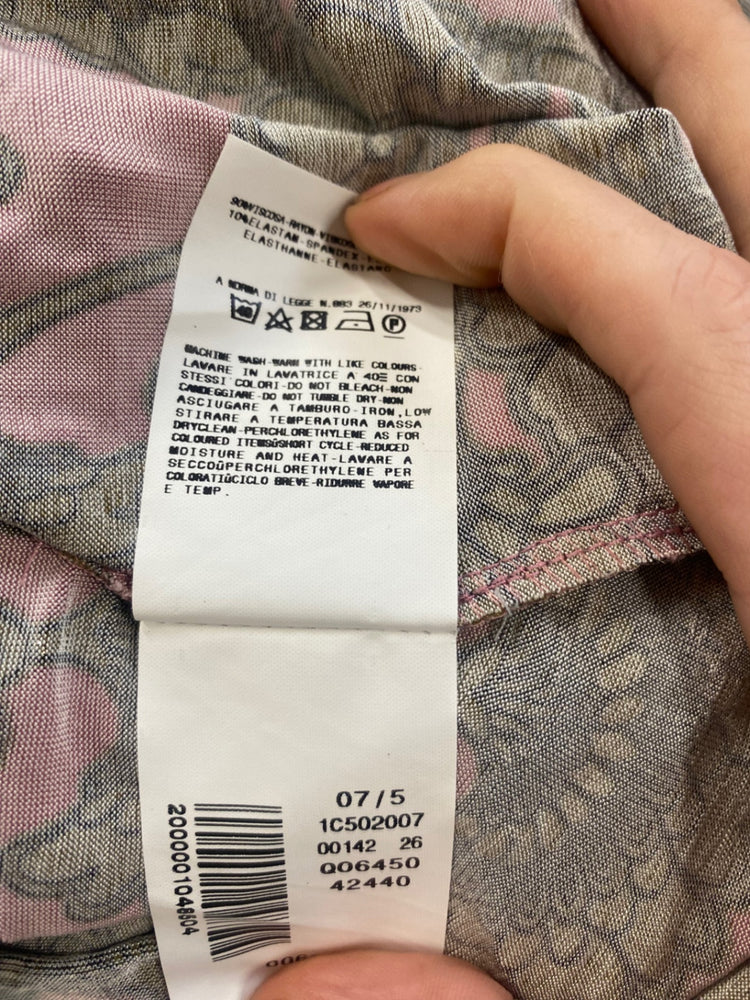 Fabulous vintage Y2K Just Cavalli Dress UK12 Pink & Gold GM143