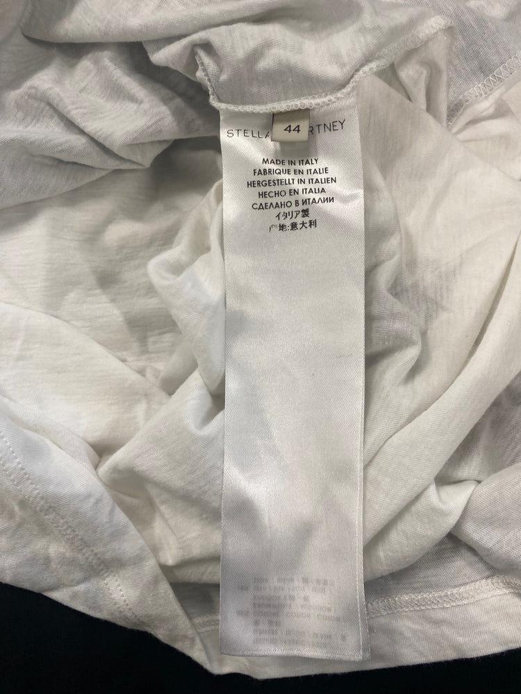 Fabulous Vintage Rare Y2K Stella McCartney T-Shirt UK12 White IT44 GM143