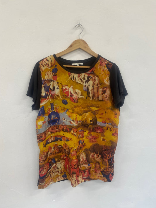 Fabulous Carven Bosch T shirt UkM Rare Artwork GM143