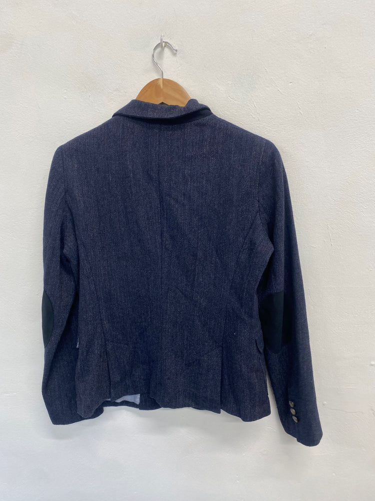 Fabulous Massimo Dutti Blazer UK 12 IT Dark Blue