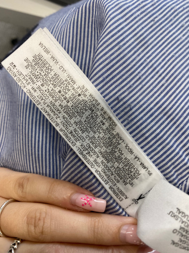 Fabulous Massimo Dutti Blazer UK 12 IT Dark Blue